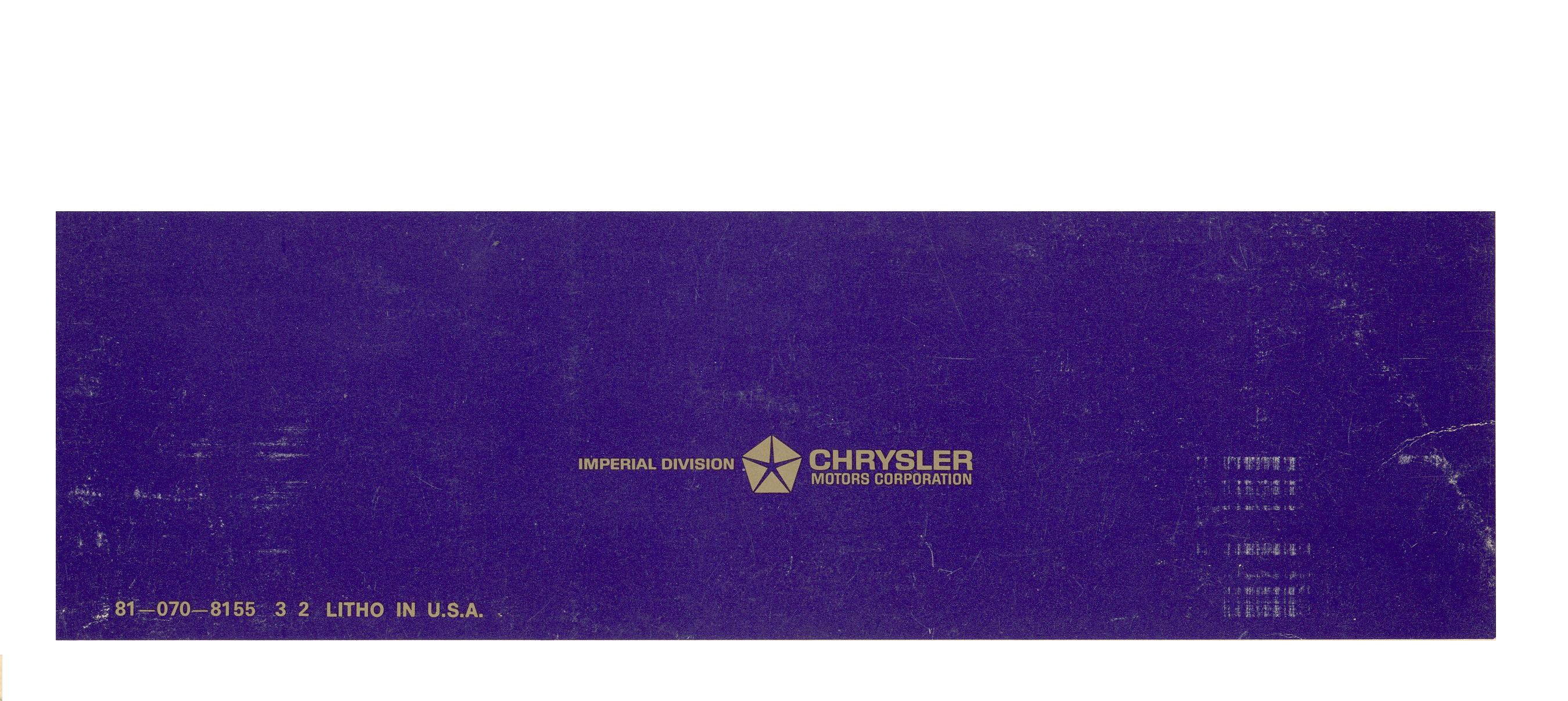 1968 Chrysler Imperial Owners Manual Page 41
